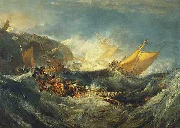 Joseph Mallord William Turner The shipwreck of the Minotaur, China oil painting art